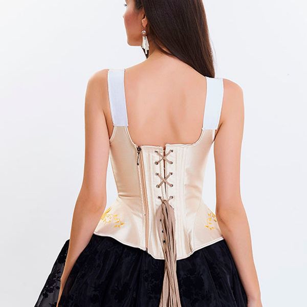 синий черный викторианской готики ретро overbust корсет top vest sexy вышивки плеча ремень корсеты и бюстье korsett для женщин, Black;white
синий черный викторианской готики ретро overbust корсет top vest sexy вышивки плеча ремень корсеты и бюстье korsett для женщин, Black;white