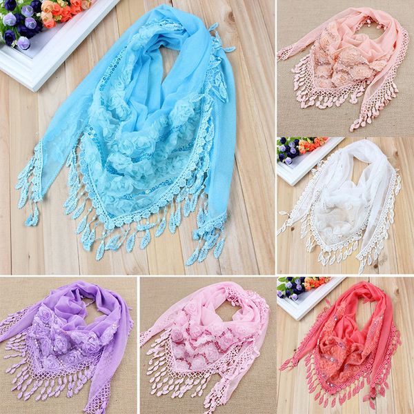 new female women tassel shawls and scarves autumn women silk flower lace triangle pendant scarf fashion scarf, Blue;gray
new female women tassel shawls and scarves autumn women silk flower lace triangle pendant scarf fashion scarf, Blue;gray