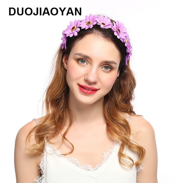 new style model sunflower daisy headband seaside holiday garland headband, Brown
new style model sunflower daisy headband seaside holiday garland headband, Brown