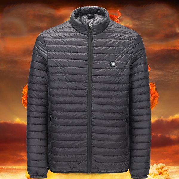2019 fashion men winter warm outwear slim casual coats smart usb abdominal back electric heating warm down cotton jacket z87, Black;brown
2019 fashion men winter warm outwear slim casual coats smart usb abdominal back electric heating warm down cotton jacket z87, Black;brown