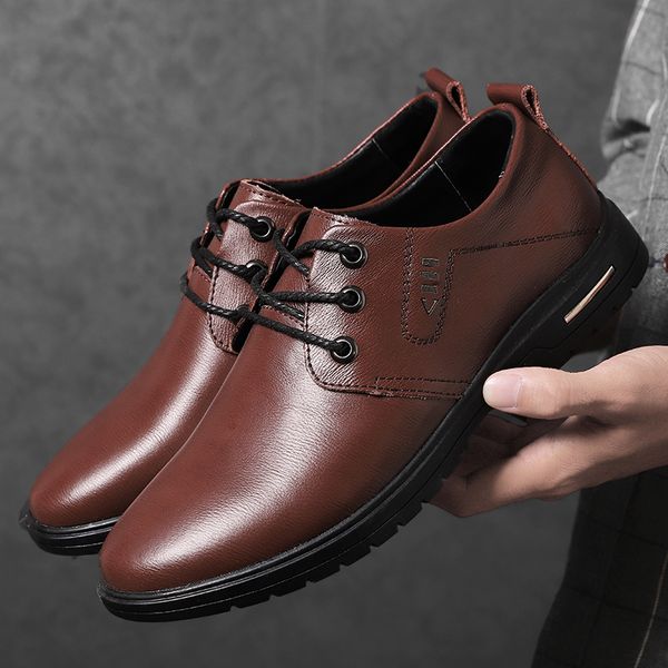 big size 38-48 new spring autumn leather men shoes fashion casual shoes lace-up loafers oxford wedding dress, Black
big size 38-48 new spring autumn leather men shoes fashion casual shoes lace-up loafers oxford wedding dress, Black