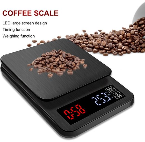 2019 lcd digital electronic drip coffee scale with timer 3kg/5kg/10kg 0.1g weight household drip scale timer usb charge kitchen scale
2019 lcd digital electronic drip coffee scale with timer 3kg/5kg/10kg 0.1g weight household drip scale timer usb charge kitchen scale