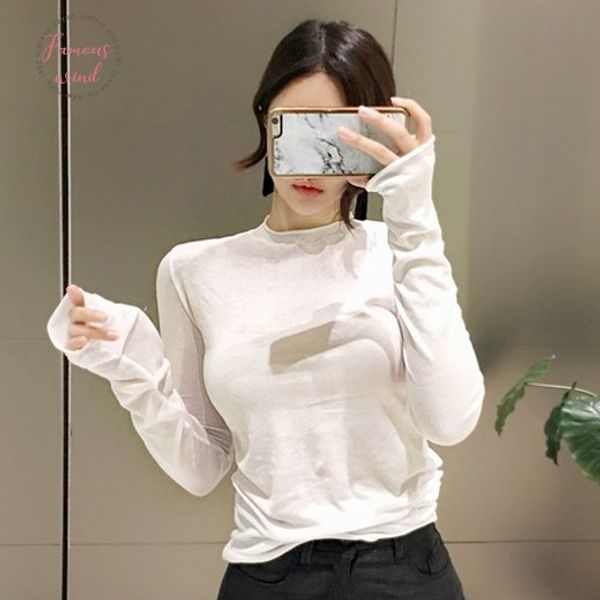 new black white cotton women t shirt show thin basic long sleeve micro through womens t shirt girl slim female
new black white cotton women t shirt show thin basic long sleeve micro through womens t shirt girl slim female