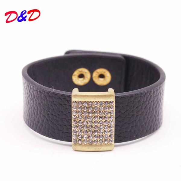 2020 europe leather wide bracelet contracted personality crystal bracelet punk hand act the role ofing is tasted, White
2020 europe leather wide bracelet contracted personality crystal bracelet punk hand act the role ofing is tasted, White