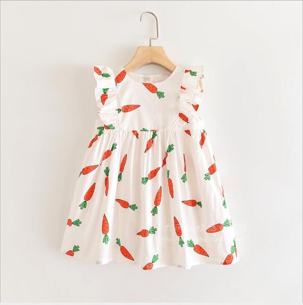 kids dress for girls 2020 summer new baby girls carrot print cotton sleeve dresses children's clothing wholesale, Red;yellow
kids dress for girls 2020 summer new baby girls carrot print cotton sleeve dresses children's clothing wholesale, Red;yellow