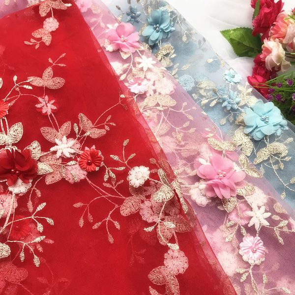 glace 3m/lot 3d chiffon flower nail bead embroidery lace mesh fabric girl dress cloth accessories diy craft tx1243, Black;white
glace 3m/lot 3d chiffon flower nail bead embroidery lace mesh fabric girl dress cloth accessories diy craft tx1243, Black;white