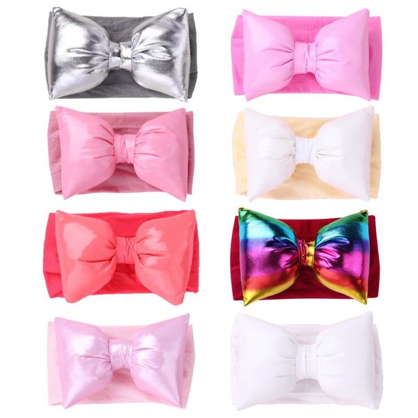 new fashion baby hair band pu big bow children headwear newborn princess girls super soft nylon headband, Slivery;white
new fashion baby hair band pu big bow children headwear newborn princess girls super soft nylon headband, Slivery;white