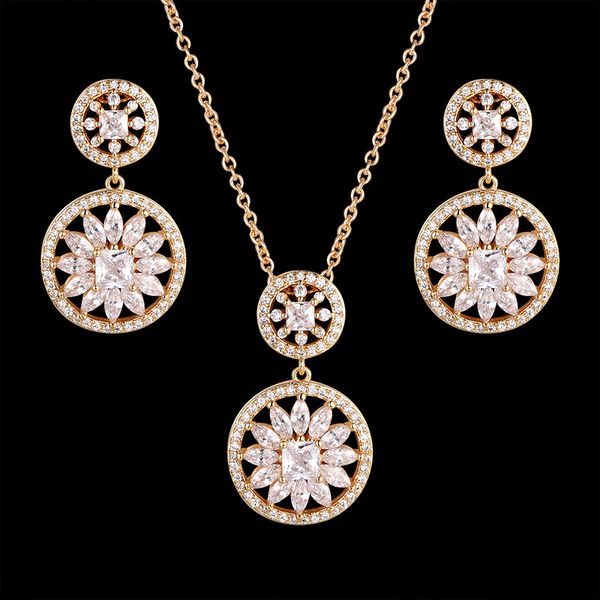 fateama simple elegant necklace and earring jewelry set horse-eye shaped irregular zircon inlaid round fashion jewelry gift, Silver
fateama simple elegant necklace and earring jewelry set horse-eye shaped irregular zircon inlaid round fashion jewelry gift, Silver