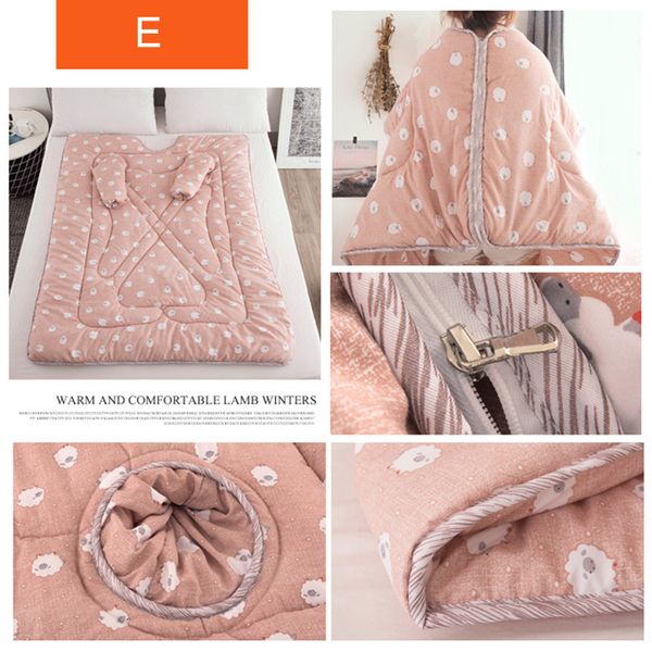 lazy quilt with sleeves blanket cape cloak nap blanket dormitory mantle 150x200cm ti99
lazy quilt with sleeves blanket cape cloak nap blanket dormitory mantle 150x200cm ti99