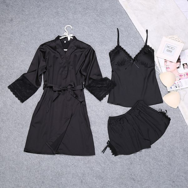 2018 summer robe pajamas womens 3pc strap pants suit sleepwear sets casual home wear nightwear bath gown -xxl, Blue;gray
2018 summer robe pajamas womens 3pc strap pants suit sleepwear sets casual home wear nightwear bath gown -xxl, Blue;gray