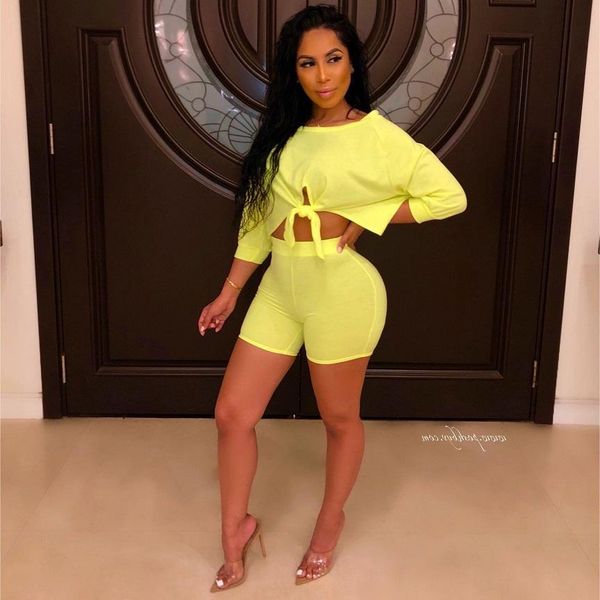 dhl shipping womens summer 2pcs outfits set solid color off one shoulder bow-knot crop biker shorts tracksuits plus size clothing, Gray;blue
dhl shipping womens summer 2pcs outfits set solid color off one shoulder bow-knot crop biker shorts tracksuits plus size clothing, Gray;blue