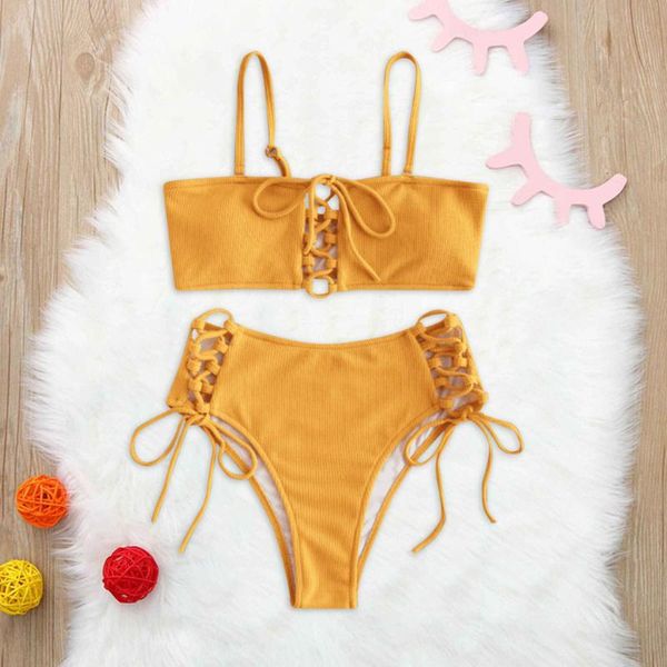 female printing bandage bikini set brazilian woman swimwear hollow out solid mid waist lady beachwear swimsuit #t2g
female printing bandage bikini set brazilian woman swimwear hollow out solid mid waist lady beachwear swimsuit #t2g