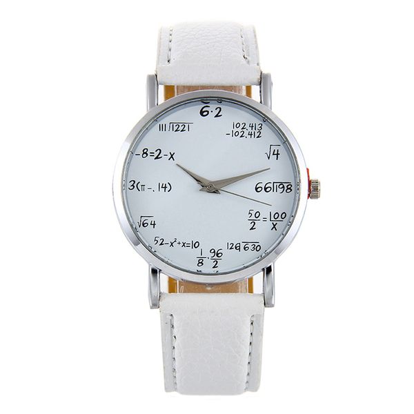 quartz women's watch clock mathematics leather lovers watches student math clock reloj moment erkekler orologio matematica &ff, Slivery;brown
quartz women's watch clock mathematics leather lovers watches student math clock reloj moment erkekler orologio matematica &ff, Slivery;brown