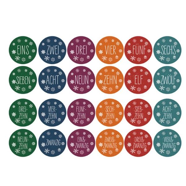 24pcs/set christmas series advent calendar filling candy gift bag with stickers 634e
24pcs/set christmas series advent calendar filling candy gift bag with stickers 634e