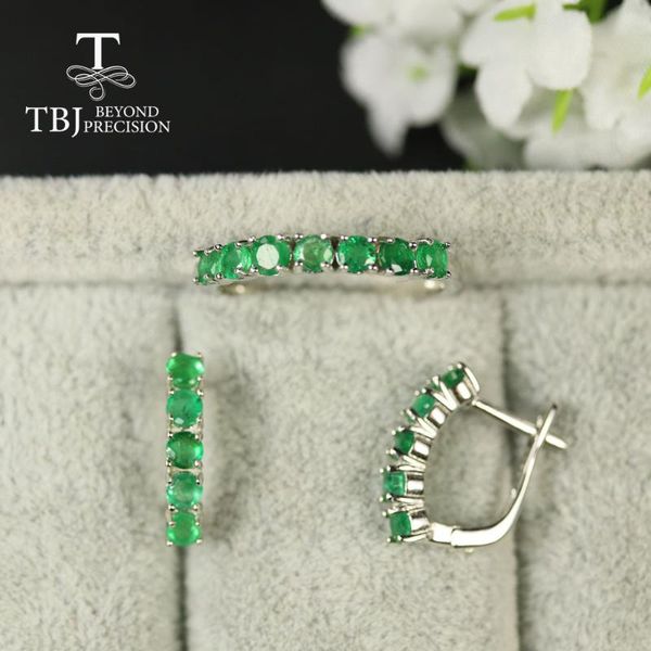2020 small simple real emerald jewelry set natural zambia green emerald round 3mm gemstone ring earring 925 sterling silver tbj, Black
2020 small simple real emerald jewelry set natural zambia green emerald round 3mm gemstone ring earring 925 sterling silver tbj, Black