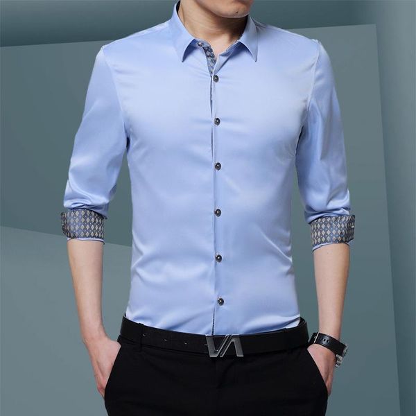 4xl men dress shirts brand clothing fashion camisa social casual men shirt slim fit long-sleeve camisa masculina
4xl men dress shirts brand clothing fashion camisa social casual men shirt slim fit long-sleeve camisa masculina