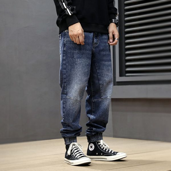 fashion streetwear men jeans loose fit spliced designer harem jeans men cargo pants japanese style hip hop joggers homme, Blue
fashion streetwear men jeans loose fit spliced designer harem jeans men cargo pants japanese style hip hop joggers homme, Blue