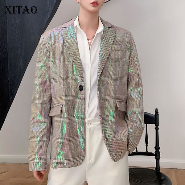 xitao personalized nightclub show blazer fashion new women single breast pocket fashion sequin design 2020 spring zll4943, White;black
xitao personalized nightclub show blazer fashion new women single breast pocket fashion sequin design 2020 spring zll4943, White;black