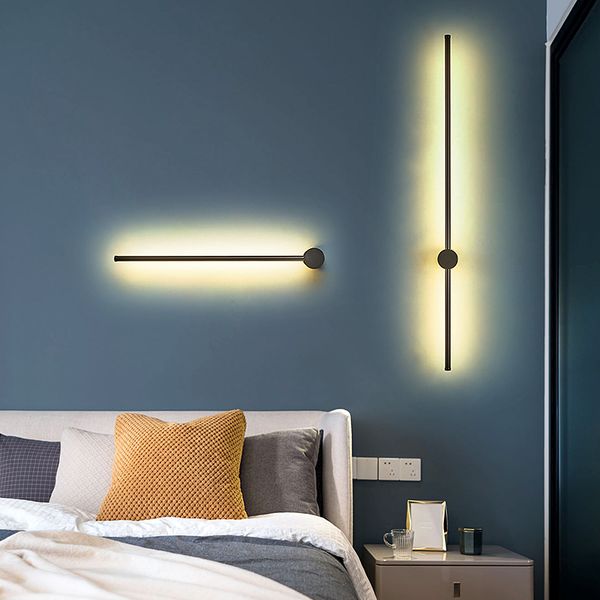 modern simplicity led wall lights nordic bedroom bedside aluminum long sconce background aisle corridor black deco wall lamp
modern simplicity led wall lights nordic bedroom bedside aluminum long sconce background aisle corridor black deco wall lamp