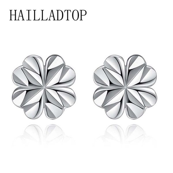 car flower ear pin four lucky leaf grass earrings simple fashion stud earrings, Golden;silver
car flower ear pin four lucky leaf grass earrings simple fashion stud earrings, Golden;silver