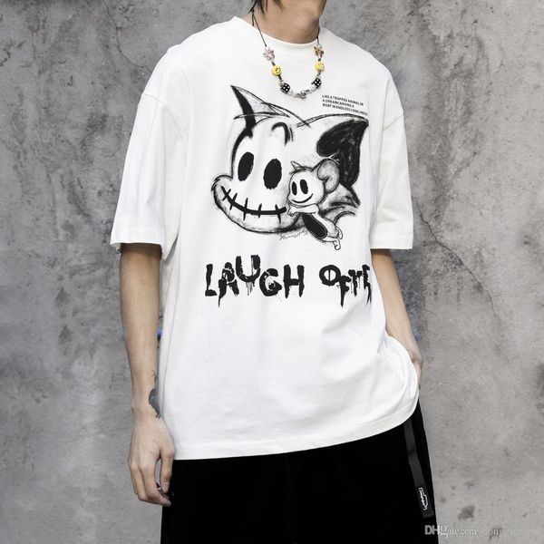 hip hop t-shirt men 2020 cat mouse printing harajuku t shirts ghost cartoon streetwear tshirts short sleeve casual cotton, White;black
hip hop t-shirt men 2020 cat mouse printing harajuku t shirts ghost cartoon streetwear tshirts short sleeve casual cotton, White;black