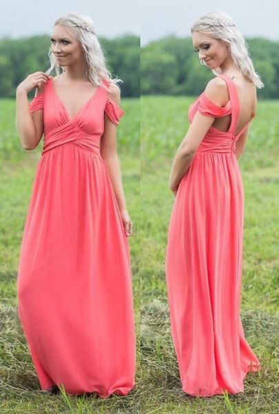 deep v neck coral lavender off shoulder chiffon bridesmaid dress long maid of honor dress lake blue lilac wedding guest gowns, White;pink
deep v neck coral lavender off shoulder chiffon bridesmaid dress long maid of honor dress lake blue lilac wedding guest gowns, White;pink