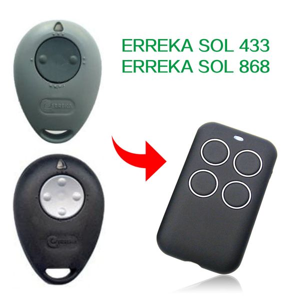 erreka sol remote control erreka garage gate door remote control 433mhz 868mhz