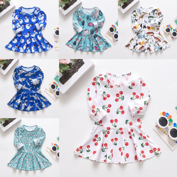 girls dresses 6 colors long sleeve cotton cartoon snowman cherry dinosaur shark dress clothes girls outfits 9m-5t, Red;yellow
girls dresses 6 colors long sleeve cotton cartoon snowman cherry dinosaur shark dress clothes girls outfits 9m-5t, Red;yellow