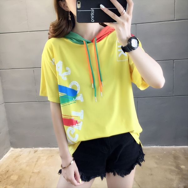 2020 graffiti hooded loose short-sleeved t-shirt female student summer 2020 graffiti hooded loose short-sleeved t-shirt female student s, White
2020 graffiti hooded loose short-sleeved t-shirt female student summer 2020 graffiti hooded loose short-sleeved t-shirt female student s, White