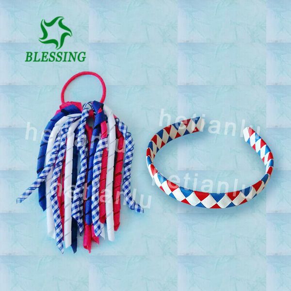 16 girl 4.5" hair bow clip national flag cheer leader ponytail elastic headband, Slivery;white
16 girl 4.5" hair bow clip national flag cheer leader ponytail elastic headband, Slivery;white