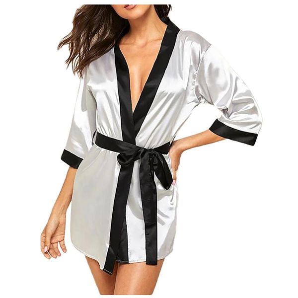 lingerie nightwear women silk robe bathrobe satin nightgowns night dress nightie sleepwear ladies bride robes kimono, Black;red
lingerie nightwear women silk robe bathrobe satin nightgowns night dress nightie sleepwear ladies bride robes kimono, Black;red