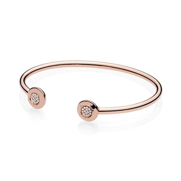 new 100% 925 sterling silver 580528cz-1 rose siganture open bangle fit diy charm women original fashion jewelry gift, Golden;silver
new 100% 925 sterling silver 580528cz-1 rose siganture open bangle fit diy charm women original fashion jewelry gift, Golden;silver