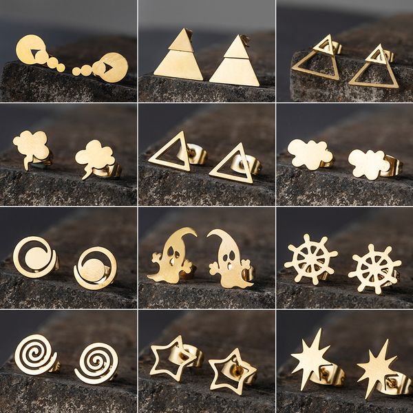 minimalist gold stainless steel small stud earrings for women men silver color stars korean fashion gift jewelry gift wholesale
minimalist gold stainless steel small stud earrings for women men silver color stars korean fashion gift jewelry gift wholesale