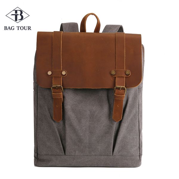 crazy horse leather canvas button cover backpacks girl women vintage fashion style college university bags mochila unique
crazy horse leather canvas button cover backpacks girl women vintage fashion style college university bags mochila unique