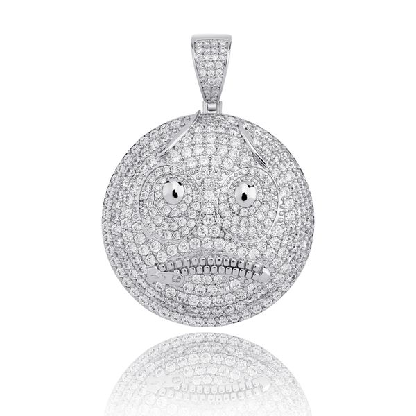 rillz round face bad mood iced out full cubic zircon bling gold silver color pendant necklace hip hop jewelry for men
rillz round face bad mood iced out full cubic zircon bling gold silver color pendant necklace hip hop jewelry for men