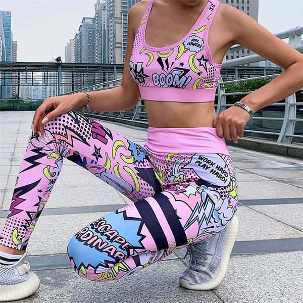 cartoon print yoga set fitness women sports running suit gym wear halter vest workout elastic quick dry yoga sets overalls, White;red
cartoon print yoga set fitness women sports running suit gym wear halter vest workout elastic quick dry yoga sets overalls, White;red