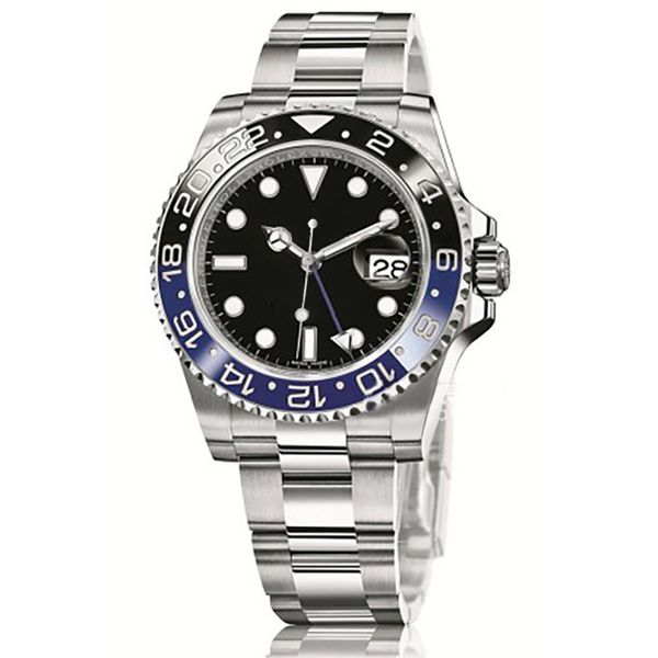classic mens gmt batman watch 116710blnr blue black ceramic bezel 40mm dial gmt working automatic men sapphire master wristwatches, Slivery;brown
classic mens gmt batman watch 116710blnr blue black ceramic bezel 40mm dial gmt working automatic men sapphire master wristwatches, Slivery;brown