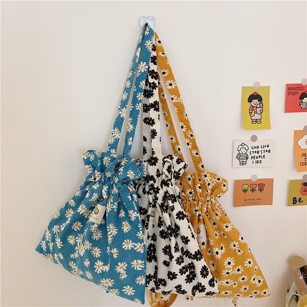 vintage corduroy small daisy women cloth shoulder bag new drawstring ladies large shopping bags girls student travel handbags
vintage corduroy small daisy women cloth shoulder bag new drawstring ladies large shopping bags girls student travel handbags