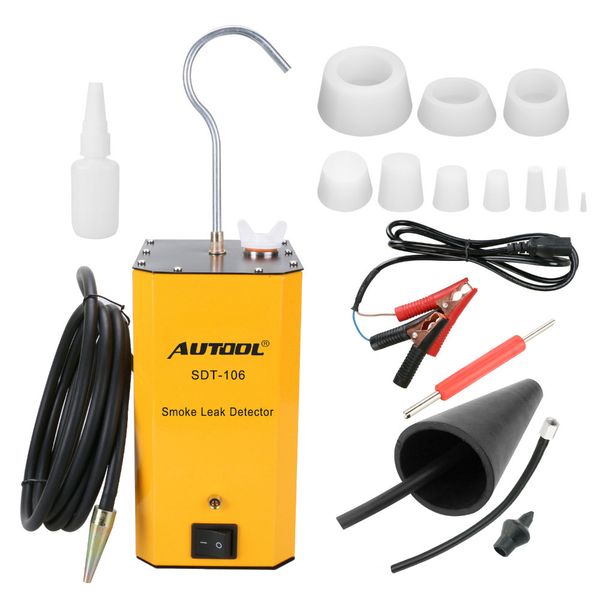 automotive smoke leak detector autool sdt-106 evap car pipe leakage tester fuel leak locator universal for motorcycle/car/truck
automotive smoke leak detector autool sdt-106 evap car pipe leakage tester fuel leak locator universal for motorcycle/car/truck