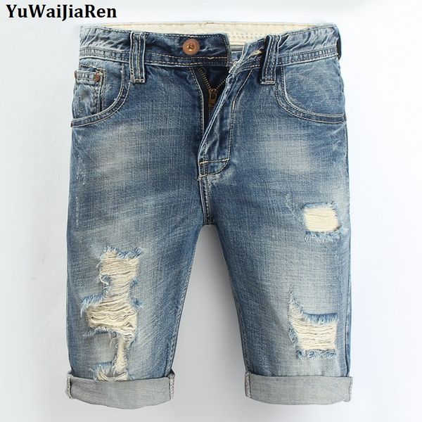 mens denim shorts 2017 new summer regular casual knee length short bermuda masculina hole jeans shorts for men, White;black 
mens denim shorts 2017 new summer regular casual knee length short bermuda masculina hole jeans shorts for men, White;black