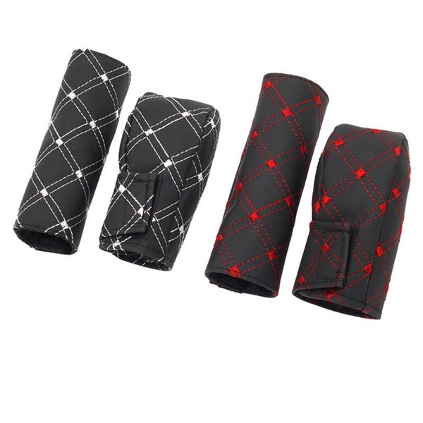2pcs/set pu leather car hand brake gear shift cover handbrake grips case manual gear head shift knob shell
2pcs/set pu leather car hand brake gear shift cover handbrake grips case manual gear head shift knob shell