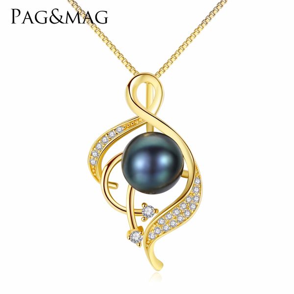 pag&mag brand 925 sterling silver music note necklace white/black pearl pendant for women jewelry accessories ing
pag&mag brand 925 sterling silver music note necklace white/black pearl pendant for women jewelry accessories ing