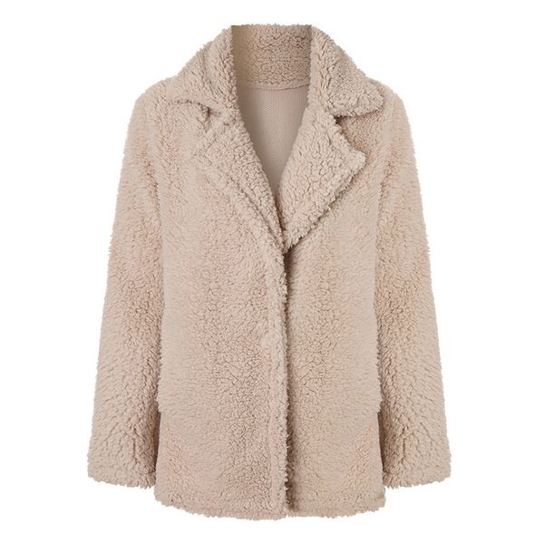 autumn winter women's fashion plush jacket long-sleeved lapel dark buckle loose large size women's jacket street hipster, Black;brown
autumn winter women's fashion plush jacket long-sleeved lapel dark buckle loose large size women's jacket street hipster, Black;brown
