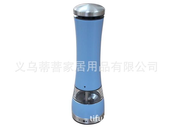 Colorful Pepper Mills Stainless Steel 201 ABS Acrylic Electric Grinder Machine Green Gray Blue Salt Shakers with Ceramic Grinding Core
Colorful Pepper Mills Stainless Steel 201 ABS Acrylic Electric Grinder Machine Green Gray Blue Salt Shakers with Ceramic Grinding Core