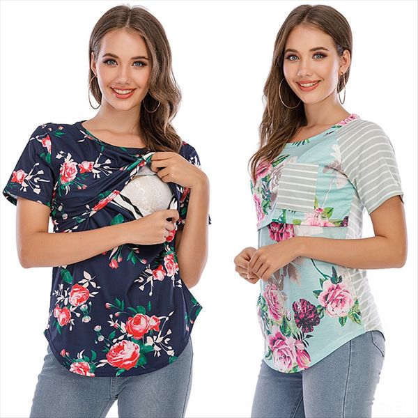 2020 multi-function striped stitching irregular nursing t-shirt t-shirt maternity clothes nursing maternity clothes for women, White
2020 multi-function striped stitching irregular nursing t-shirt t-shirt maternity clothes nursing maternity clothes for women, White