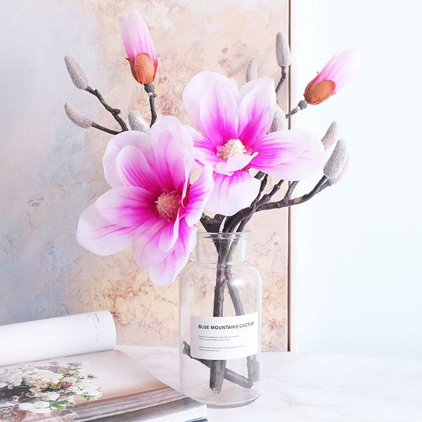 real touch latexed magnolia flower branches artificial flowers silk orchid lifelike fake flowers for wedding home decoration party accessory
real touch latexed magnolia flower branches artificial flowers silk orchid lifelike fake flowers for wedding home decoration party accessory