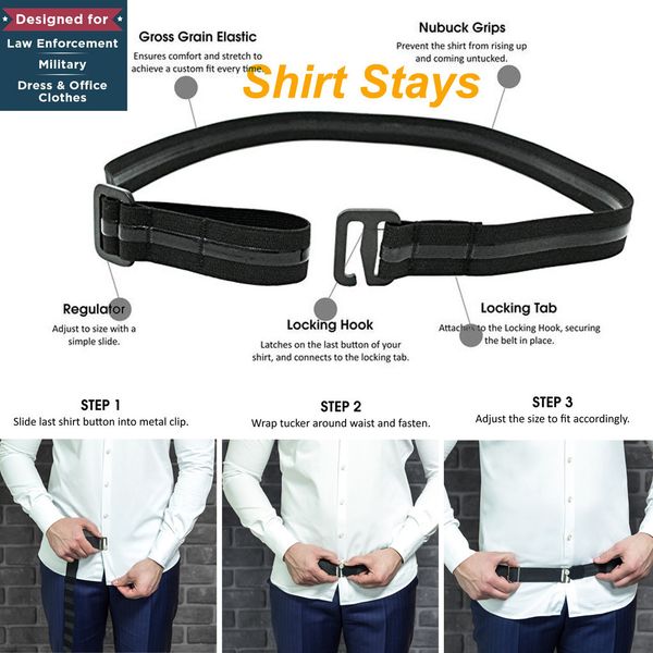 feitong new arrive design adjustable near shirt-stay shirt stays black tuck it belt shirt tucked men formal office, Black;brown
feitong new arrive design adjustable near shirt-stay shirt stays black tuck it belt shirt tucked men formal office, Black;brown