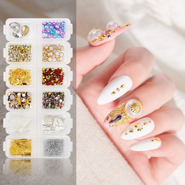 mixed various nail rhinestones pearls metal rivet moon star flower sequins jewelry gems nails art decoration, Silver;gold
mixed various nail rhinestones pearls metal rivet moon star flower sequins jewelry gems nails art decoration, Silver;gold
