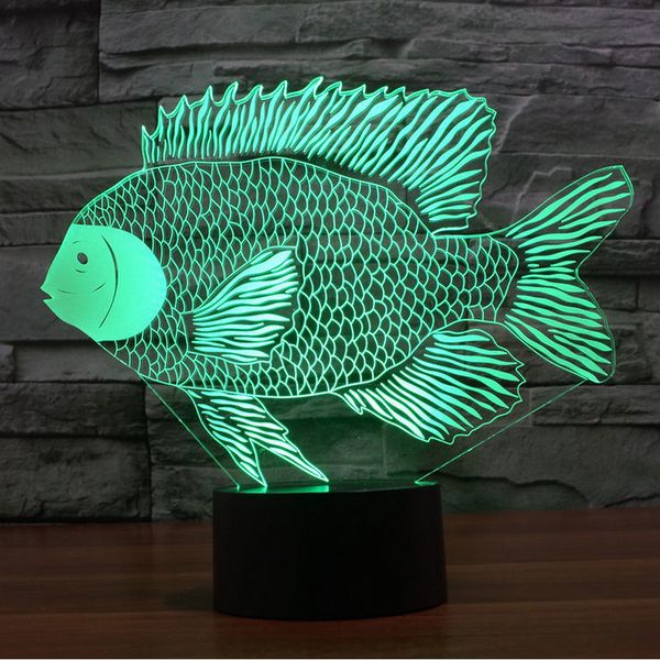 fish new 3d visual led night light 7color change lamp energy saving bedroom light birthday present souvenir
fish new 3d visual led night light 7color change lamp energy saving bedroom light birthday present souvenir