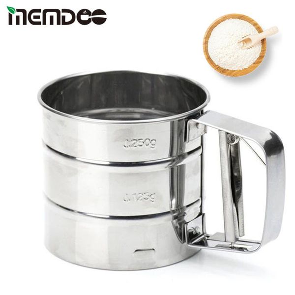memdoo stainless steel flour sieve semi-automatic hand-held baking tools sugar sifter baking shaker kitchen cake utensils
memdoo stainless steel flour sieve semi-automatic hand-held baking tools sugar sifter baking shaker kitchen cake utensils